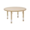 Elegant Height Adjustable Round Table & 4 Chairs