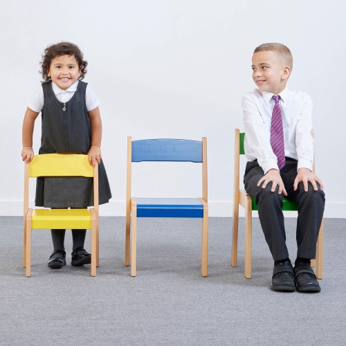 Beechwood Stackable Chairs Mixed