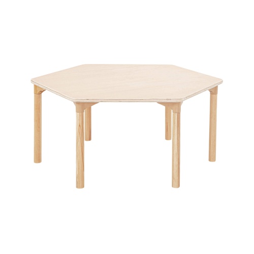 Beechwood Hexagon Tables