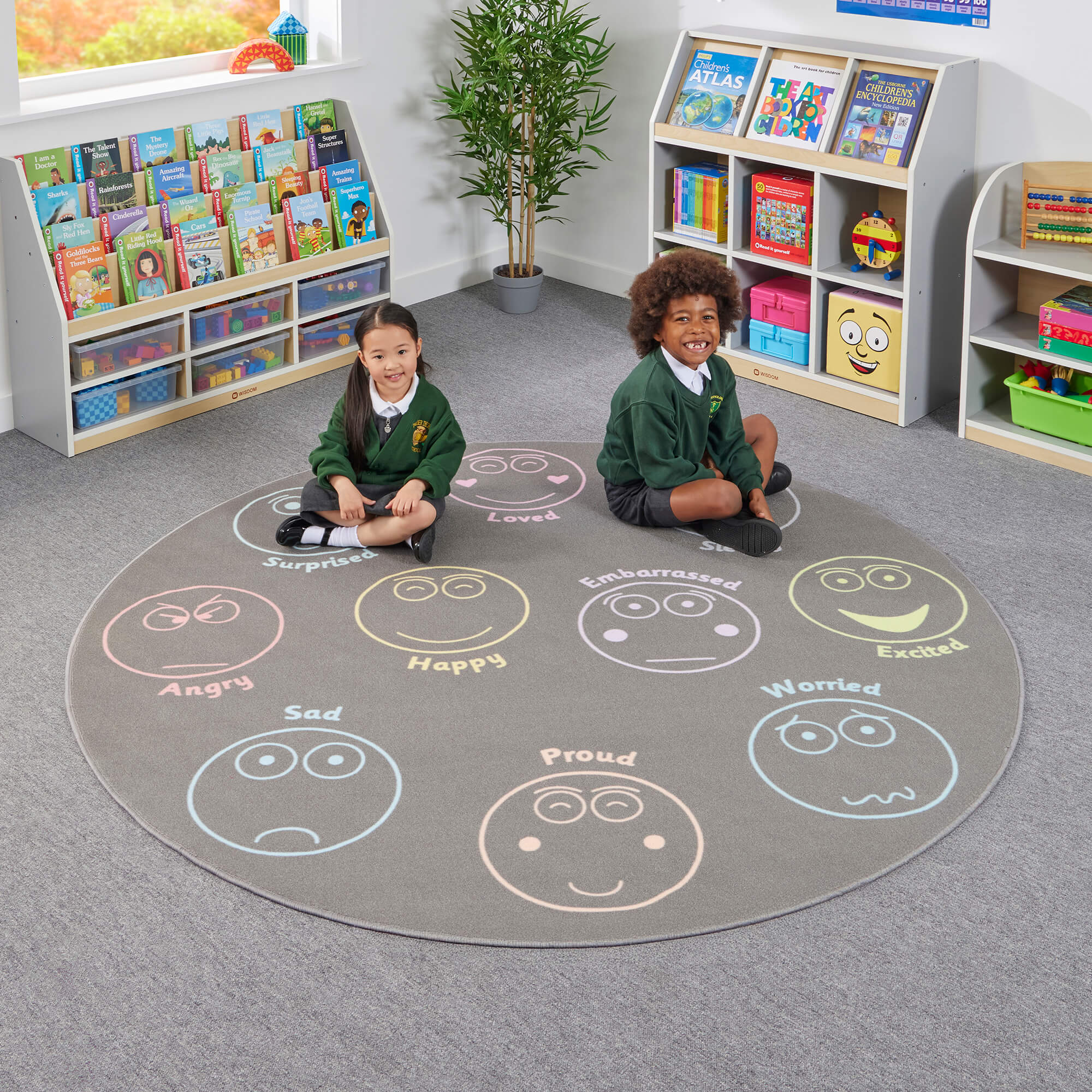 Emotions Round Rug